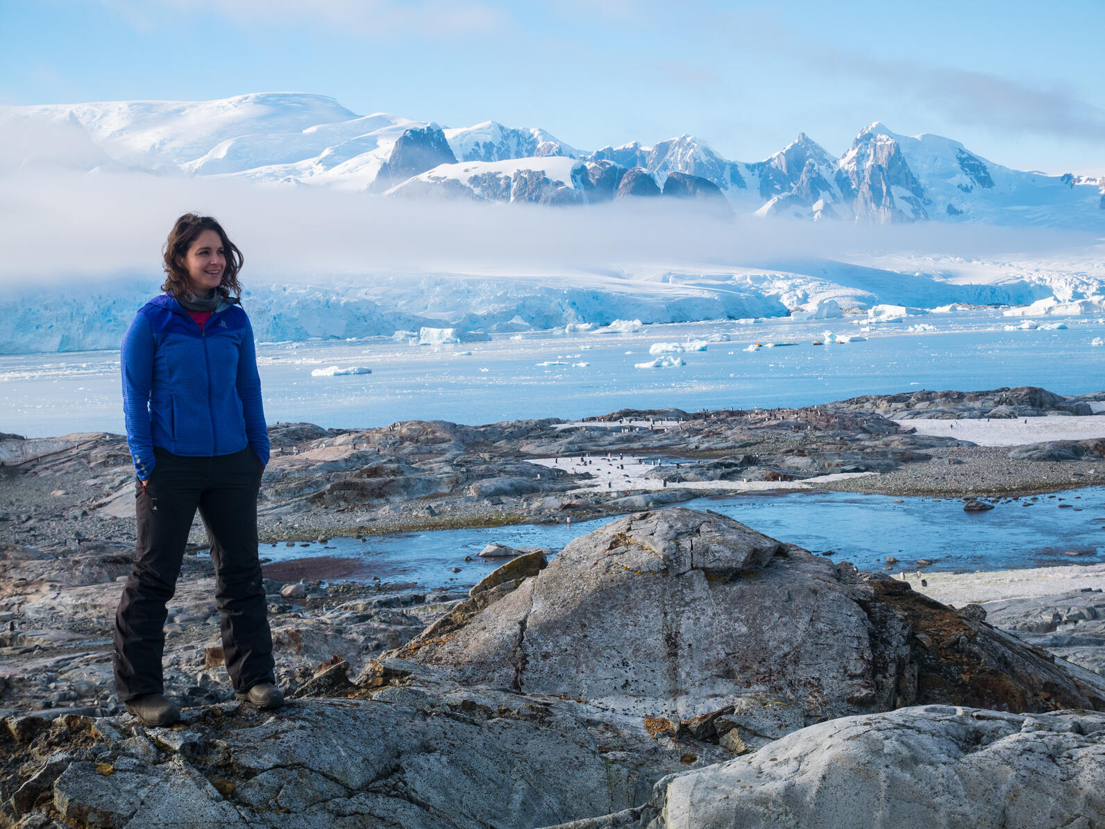 Maggie Dewane in Antarctica