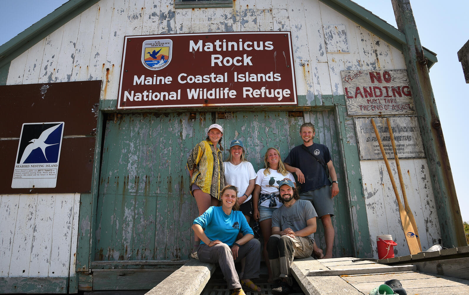 Matinicus Rock Island Research Team 2022